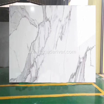 Polished Artificial Stone with Veins Slab-Nano Glass